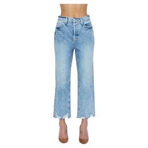 pistola Light Wash Cropped Ankle Jeans